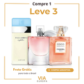 PROMOÇÃO COMPRE 1 LEVE 3 Perfumes Femininos La Vie est Belle, Mademoiselle e Light Blue 100ml