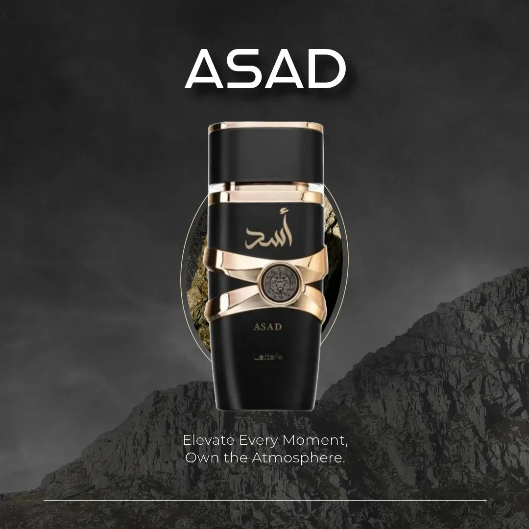 MONTE SEU KIT - Lattafa ASAD (100ml) + Segundo Perfume