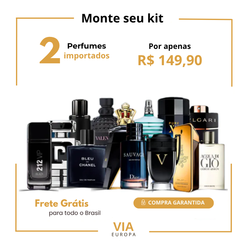 Monte Seu Kit - 2 Perfumes Masculinos [100mL]