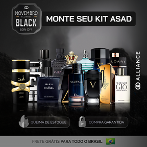 MONTE SEU KIT - Lattafa ASAD (100ml) + Segundo Perfume